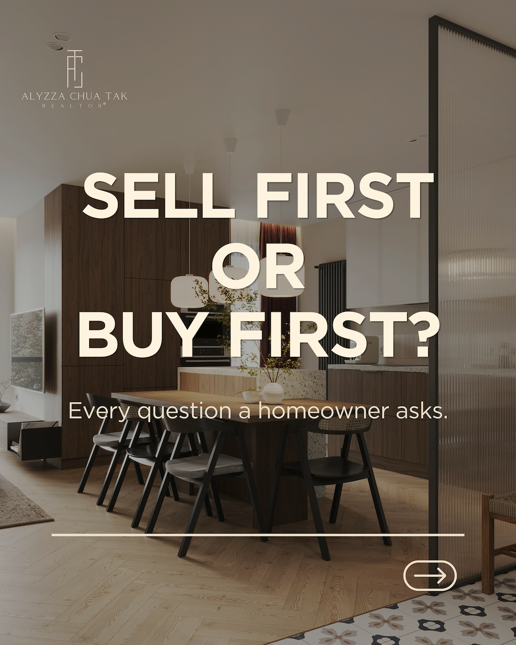 Sell first or buy first?