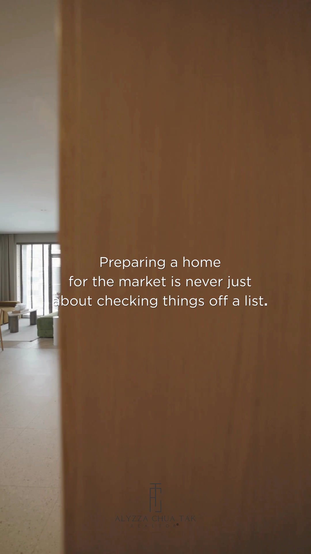Preparing a home for the market is personal